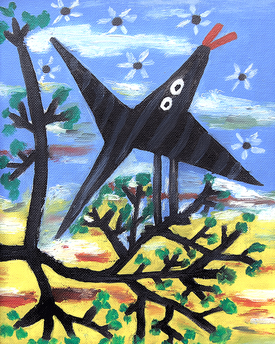 Bird On A Tree After Picasso by Alexandra Jordankova Bird On A Tree After Picasso by Alexandra Jordankova